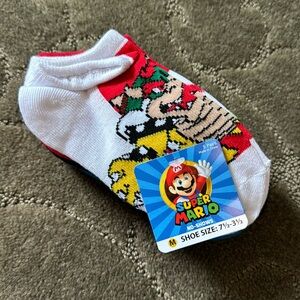 Super Mario No-Show Socks